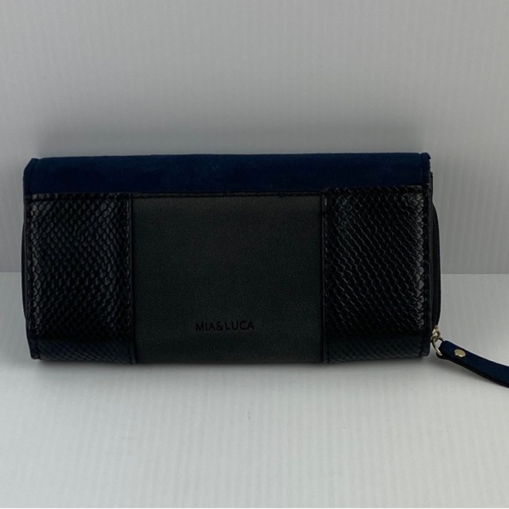 Bentley Leather Wallet Pocketbook Suede - Picture 2 of 10